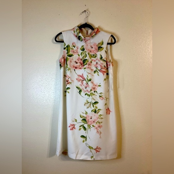 Alex Marie Ivory Pink Blush Floral Colorful Size 6 - Picture 1 of 11